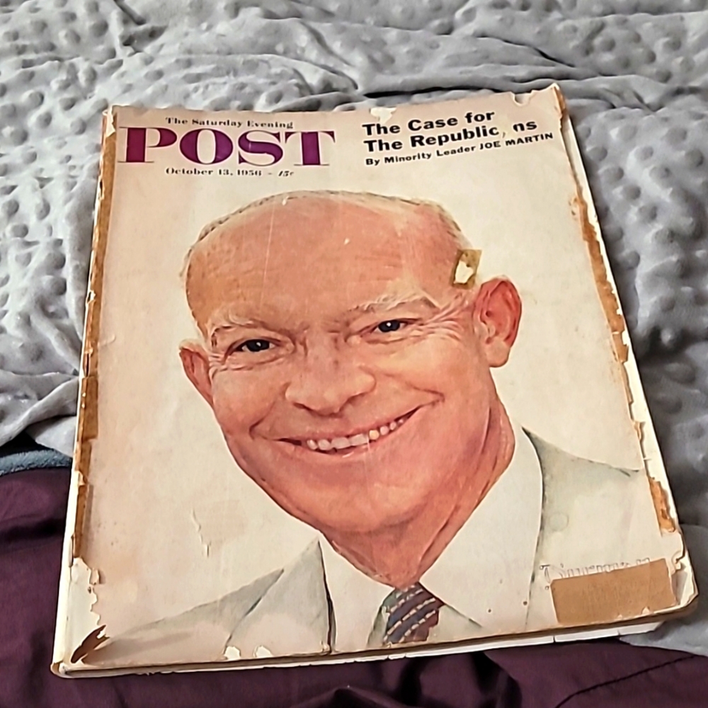Vintage October 13, 1956 The Saturday Evening Post Magazine